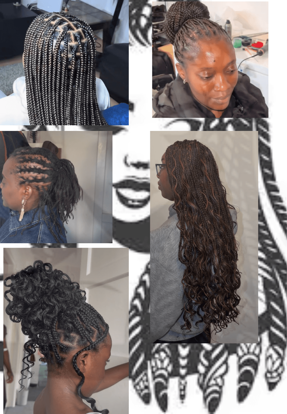 Girl with braid image